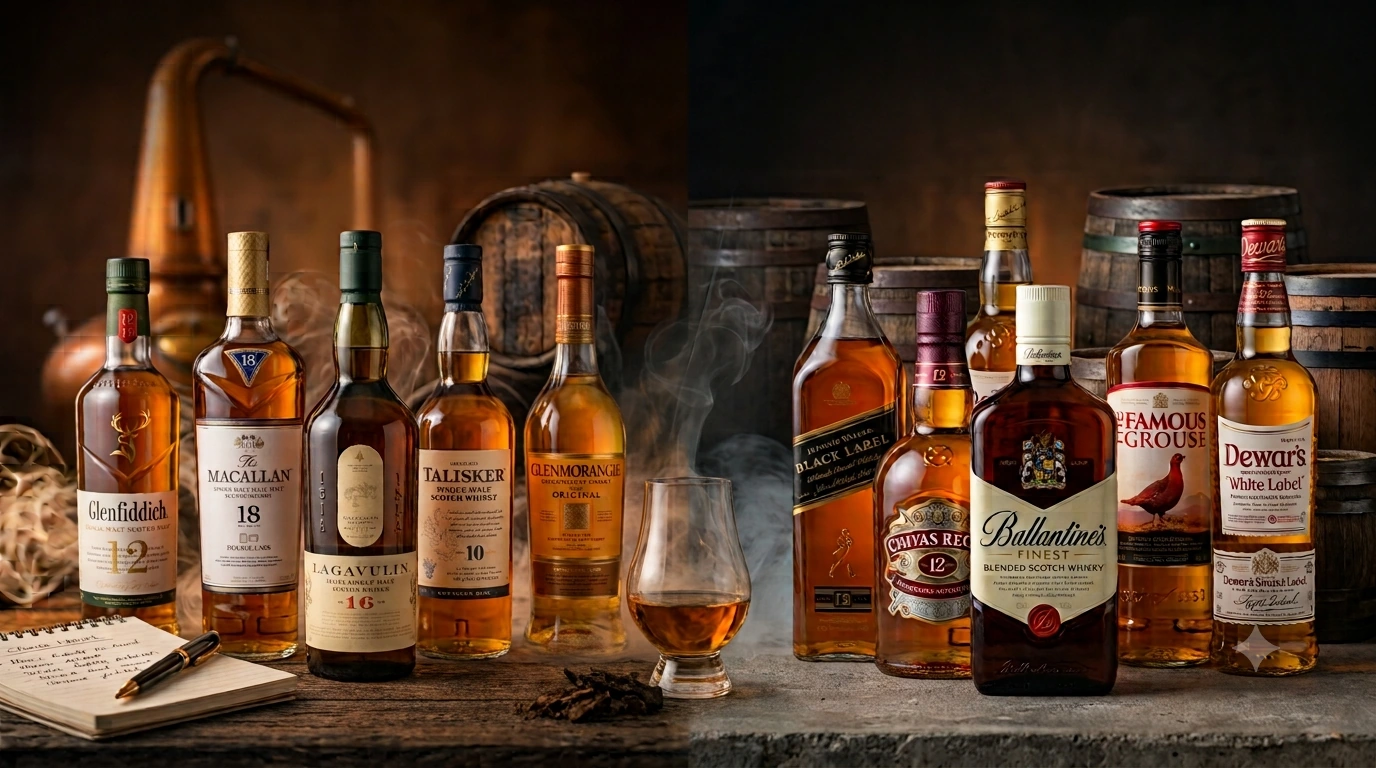 Single-Malt-o-Blended-whisky