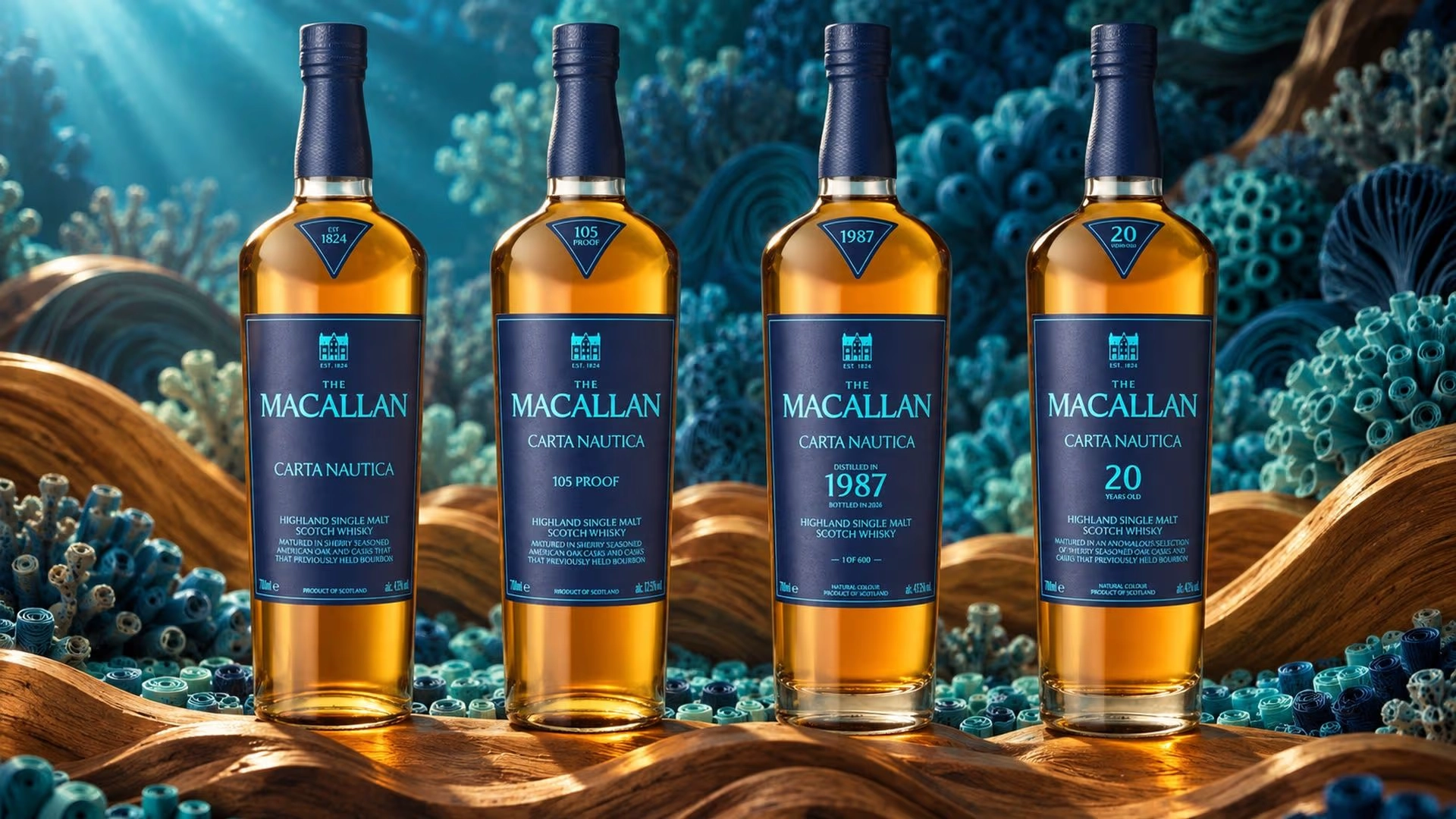 whisky Macallan Carta Nautica Collection