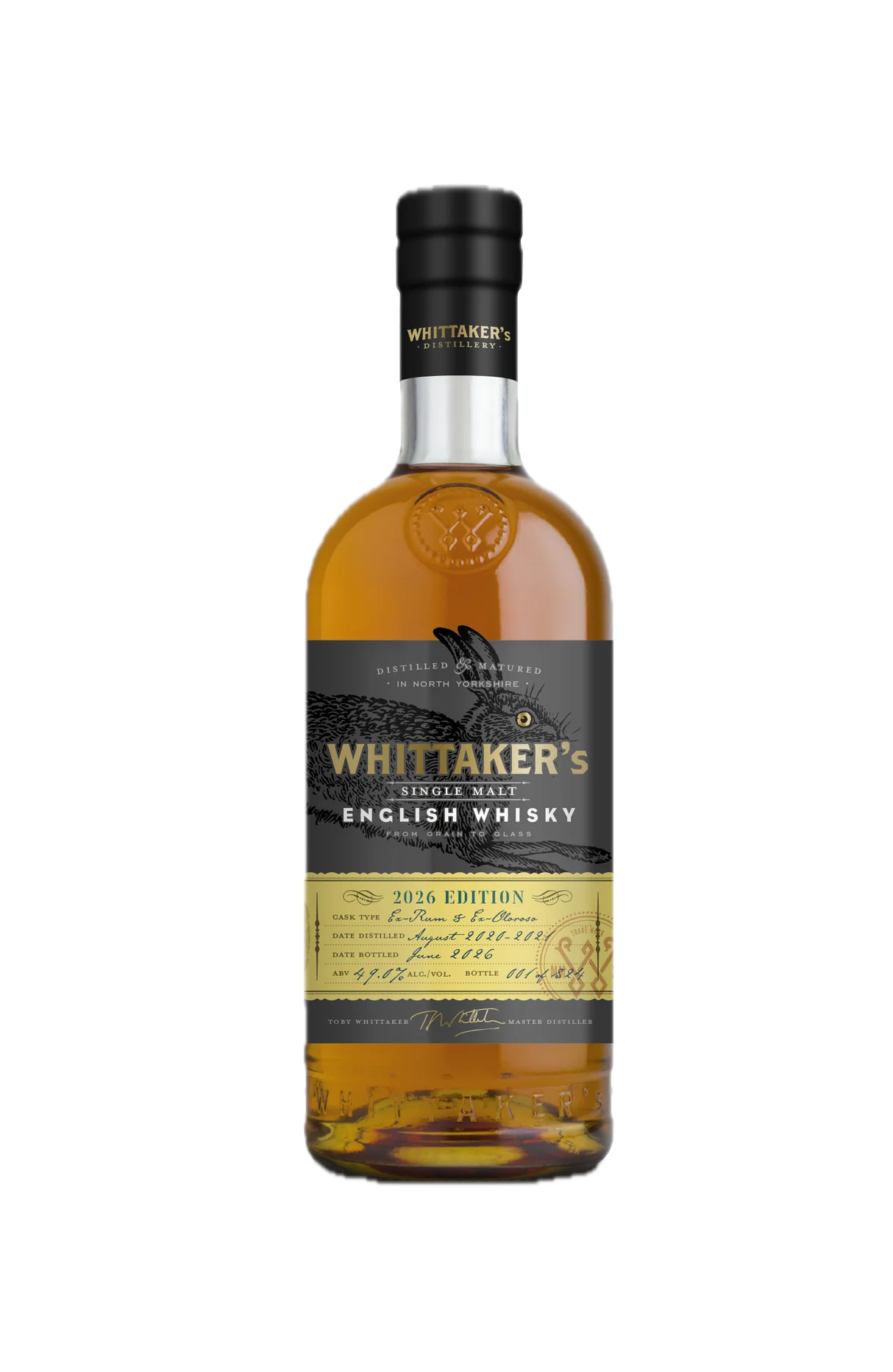 Whittaker's 2026 Edition Single Malt English Whisky